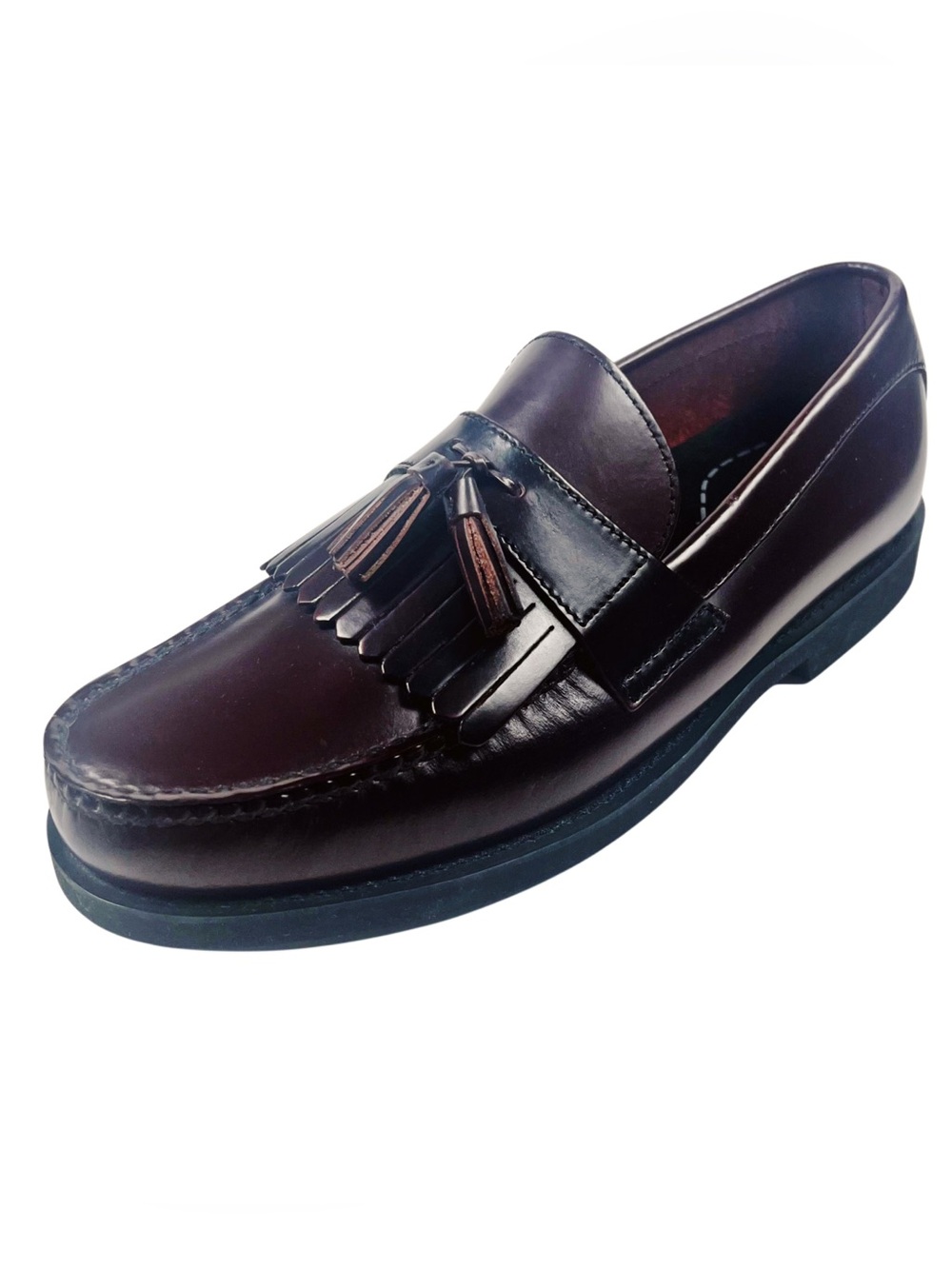 Rockport Mens Burgundy Tassel Loafer Sz 10.5 NWOB